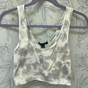 ribbed cropped tank top